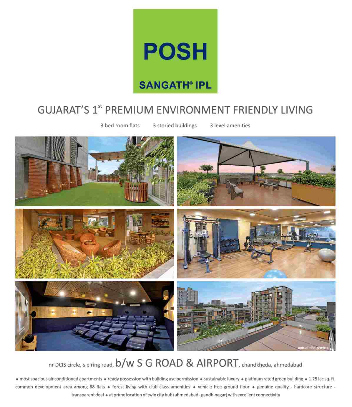 Live a premium environment friendly living at Sangath IPL Posh in Ahmedabad Update